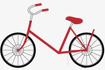 ai打造一辆红色自行车的操作方法