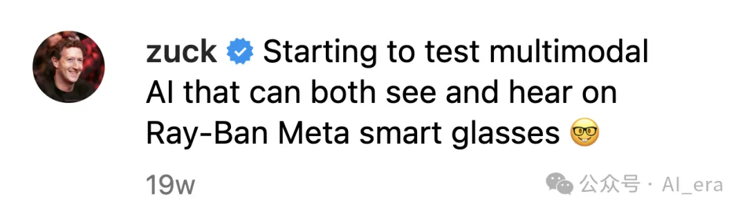 Meta智能眼镜用上多模态Llama 3！国内AR眼镜机会来了