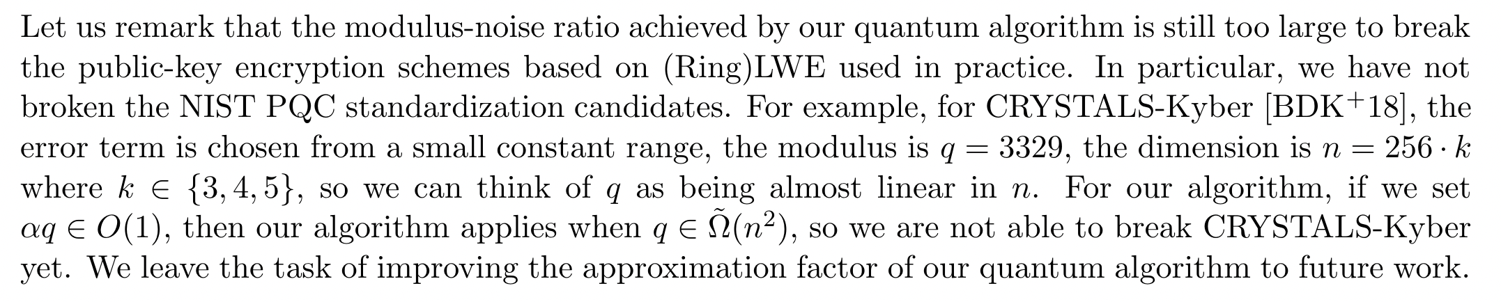 Ein Quantum Trost für die Gitterkryptozoologie? Ein Artikel wird Ihnen helfen, die akademische Kontroverse um die Gitterkryptographie zu analysieren