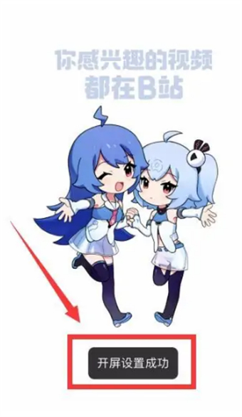 Bilibili でカスタム画面開始アニメーションを有効にする場所