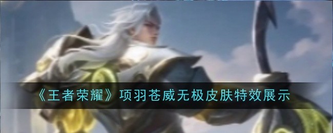 „Ehre der Könige“ Xiang Yu Cangwei Wuji Skin-Spezialeffektanzeige