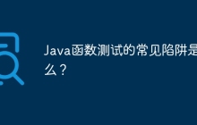 Java函数测试的常见陷阱是什么?