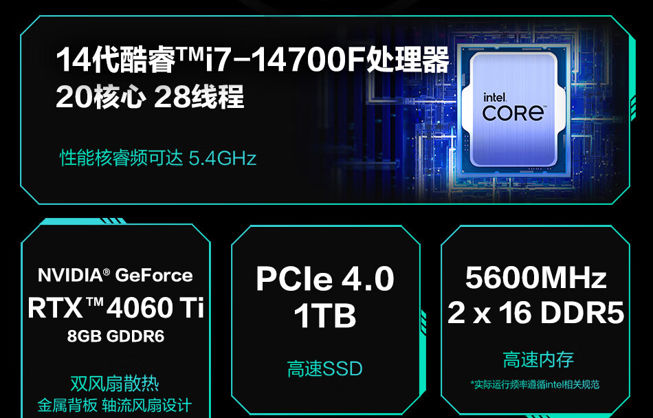 华硕推出天选 X Plus 2024 游戏台式主机：14 代酷睿 + RTX 4060 Ti，7299 元起