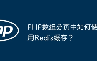 Bagaimana untuk menggunakan cache Redis dalam penomboran tatasusunan PHP?