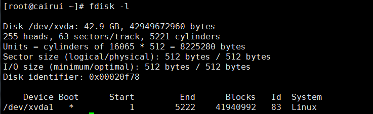 Detaillierte Erläuterung der Linux-Systemfestplatte