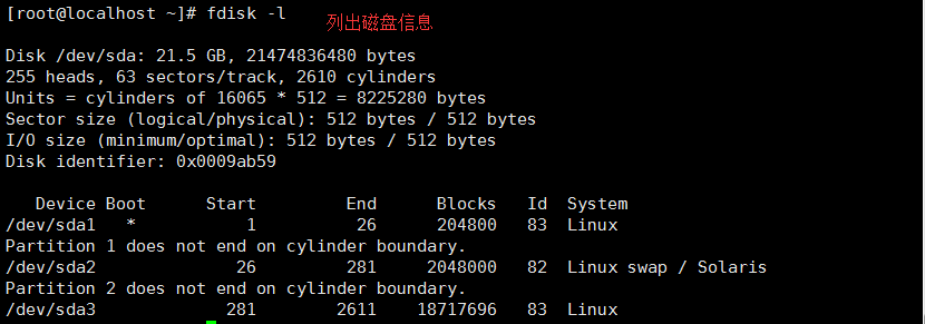 Detailed explanation of Linux system disk