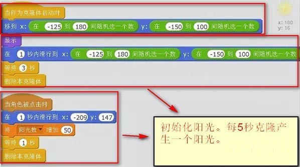 scratch2.0怎麼程式實現植物大戰殭屍小遊戲