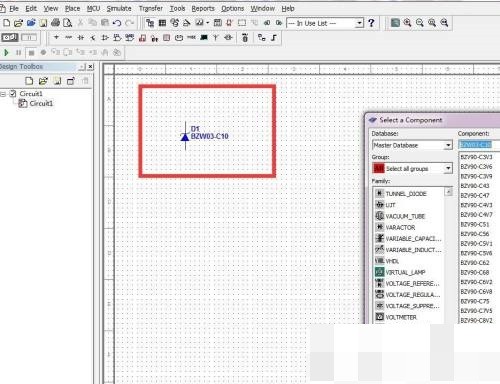 multisim怎么绘制BZW03 C10二极管_multisim绘制BZW03-C10二极管教程