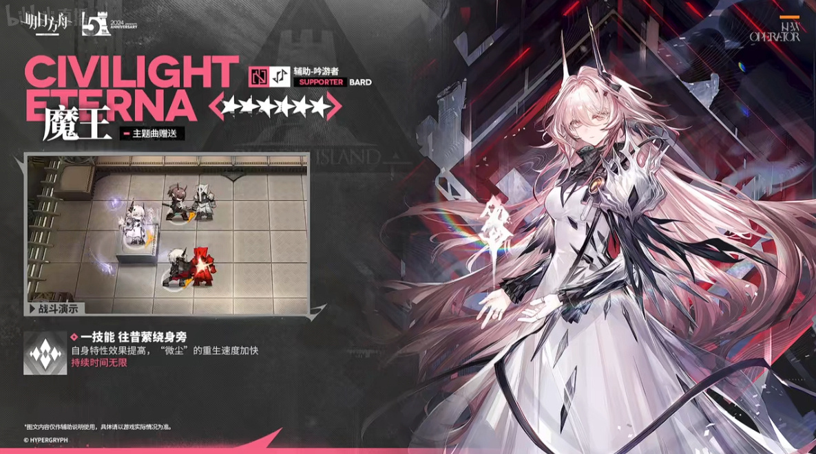 Liste der Fähigkeiten und Talente des Dämonenkönigs in „Arknights“