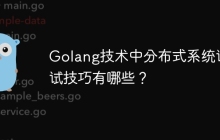 Golang技术中分布式系统调试技巧有哪些？