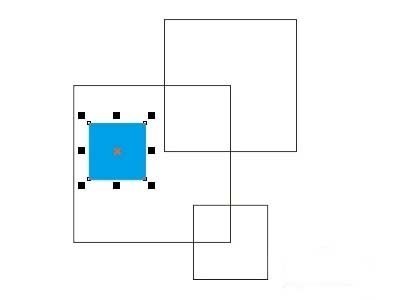 CorelDRAW の交差領域の塗りつぶし色の操作手順