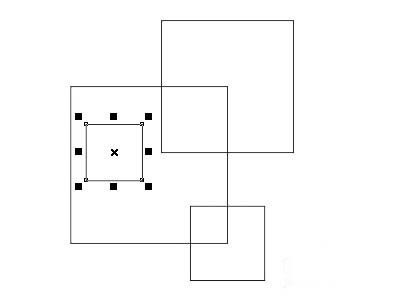 CorelDRAW の交差領域の塗りつぶし色の操作手順