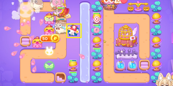 Defend Carrot 4 Po and the Magic Treasure Level 28 Walkthrough