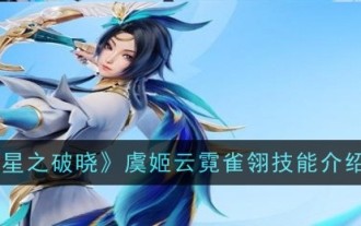 《星之破曉》虞姬雲霓雀翎技能介紹