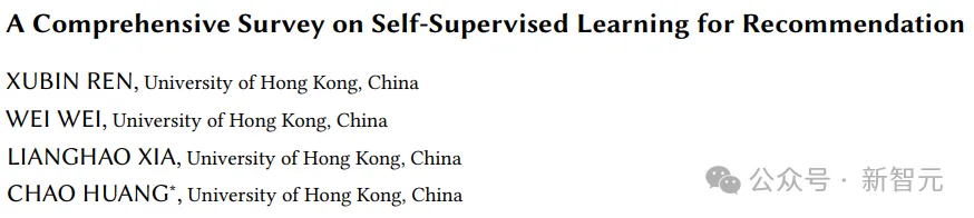 En passant en revue 170 algorithmes de recommandation « d'apprentissage auto-supervisé », HKU publie SSL4Rec : le code et la base de données sont entièrement open source !