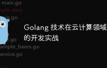 Golang 技术在云计算领域中的开发实战
