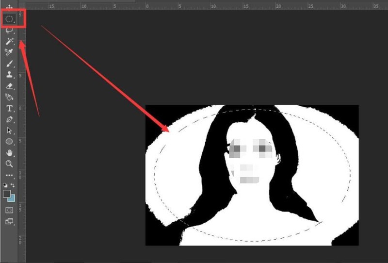 ps怎么绘制黑白头像图片 ps绘制黑白头像图片方法