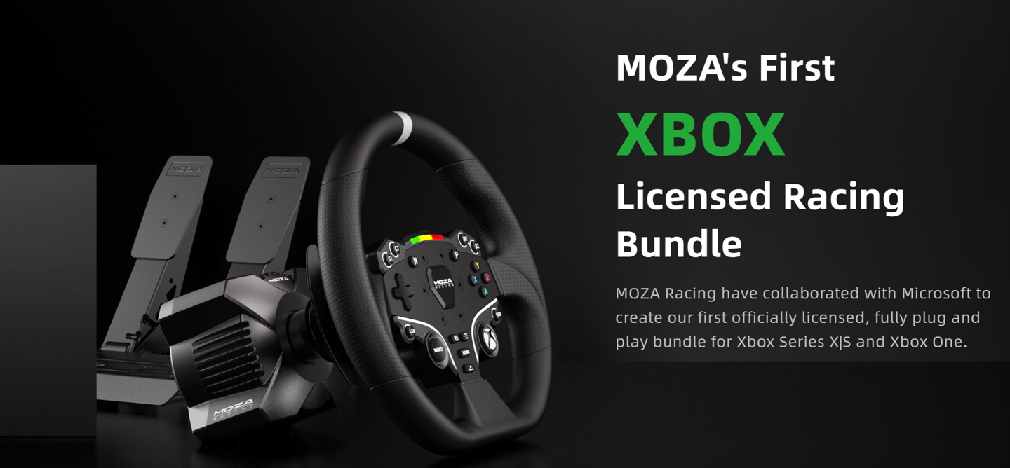 MOZA R3 伺服直驱赛车模拟器套装 5 月 17 日发布：Xbox 官方授权、3.9 牛米扭矩