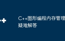 C++图形编程内存管理疑难解答
