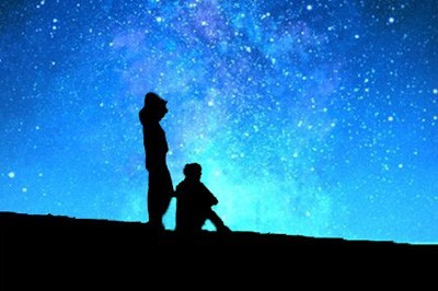 PS怎么做星空剪影效果_简单几步给你浪漫效果