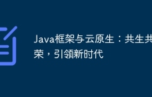 Java框架与云原生：共生共荣，引领新时代