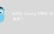 如何在 Golang 中解析 JSON 数据？