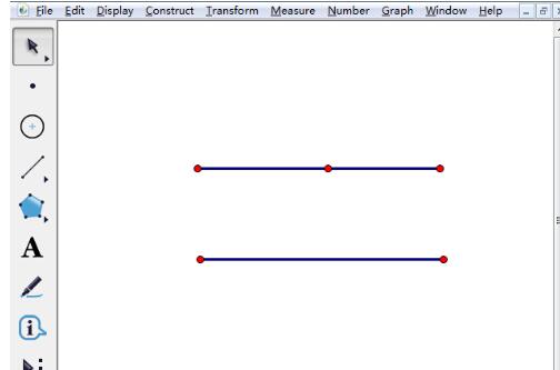 几何画板制作平行线的操作步骤