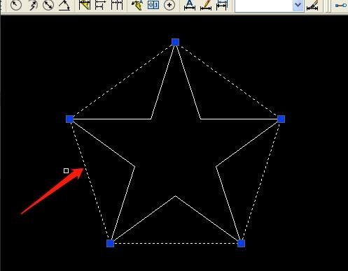 autocad2007怎么画五角星图形 autocad2007画图教程