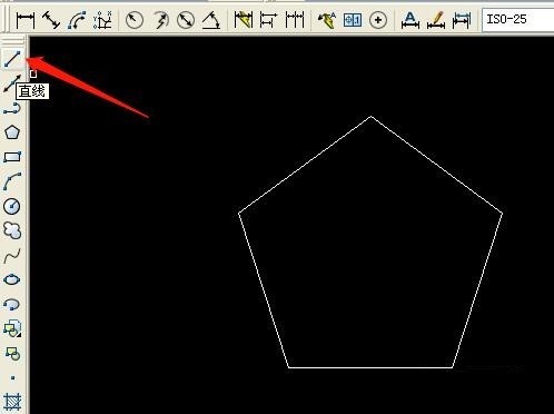 autocad2007怎么画五角星图形 autocad2007画图教程