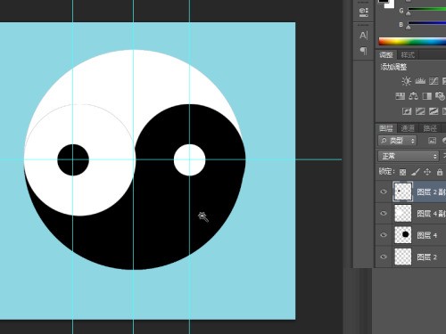 Photoshop怎么制作太极图_Photoshop制作太极图方法