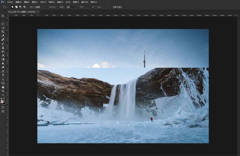 怎样合成一座冰封的城市呢 PS合成冰封城市海报教程