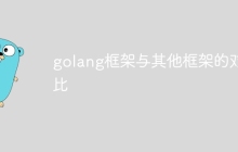 golang框架与其他框架的对比