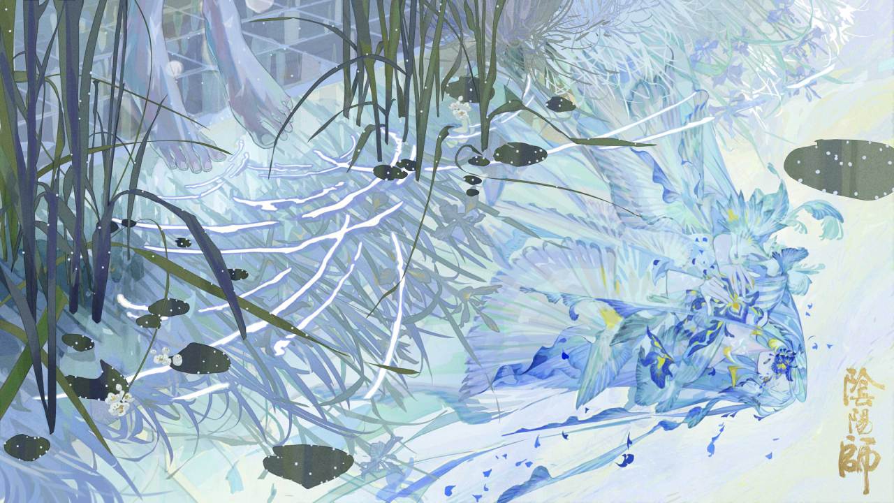 鸢蝶共舞,翩跹随行《阴阳师》蝉冰雪女花合战皮肤即将上线