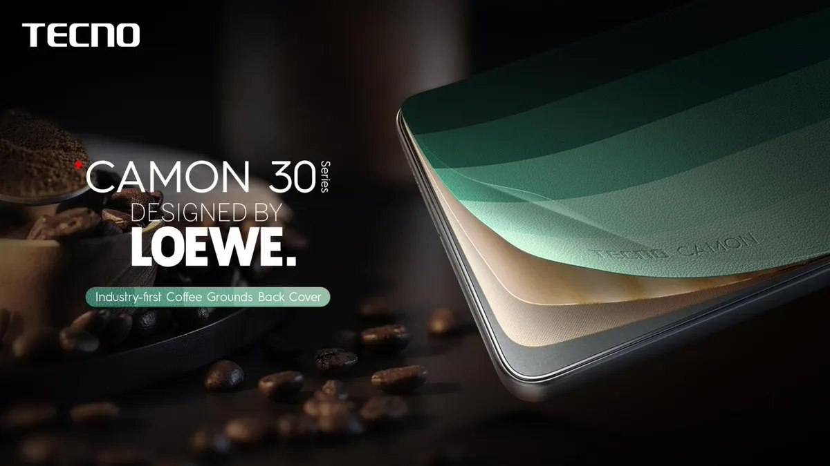 传音旗下 TECNO 推出 CAMON 30 系列定制版手机:业界首个咖啡渣材质后壳