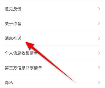 诗音怎么开启动态消息推送 开启动态消息推送的操作方法