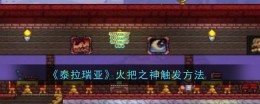 《泰拉瑞亚》火把之神触发方法