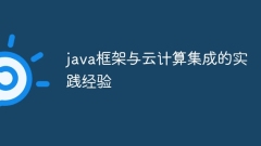 java框架与云计算集成的实践经验