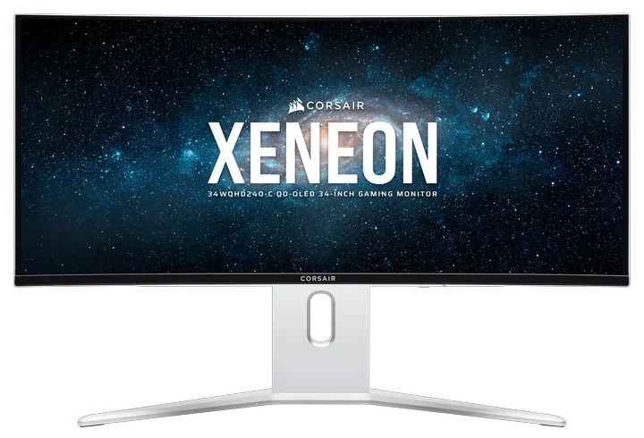 34 英寸 240Hz QD-OLED 曲面屏，海盗船推出 XENEON 34WQHD240-C 游戏显示器