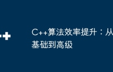 C++算法效率提升：从基础到高级