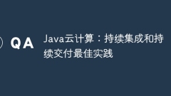 Java Cloud Computing: Continuous Integration and Continuous Delivery Best Practices