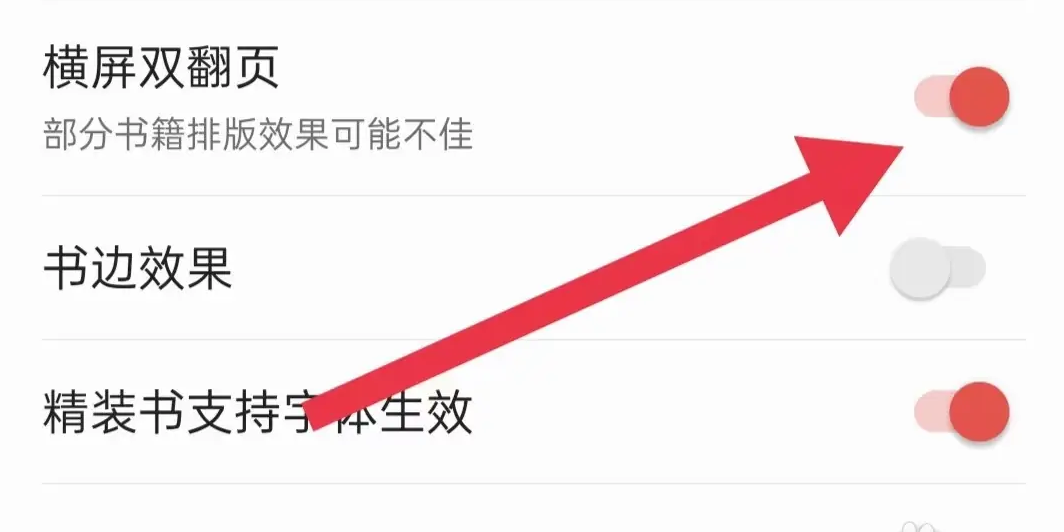 饭团追书横屏双翻页怎么设置