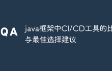 java框架中CI/CD工具的比较与最佳选择建议