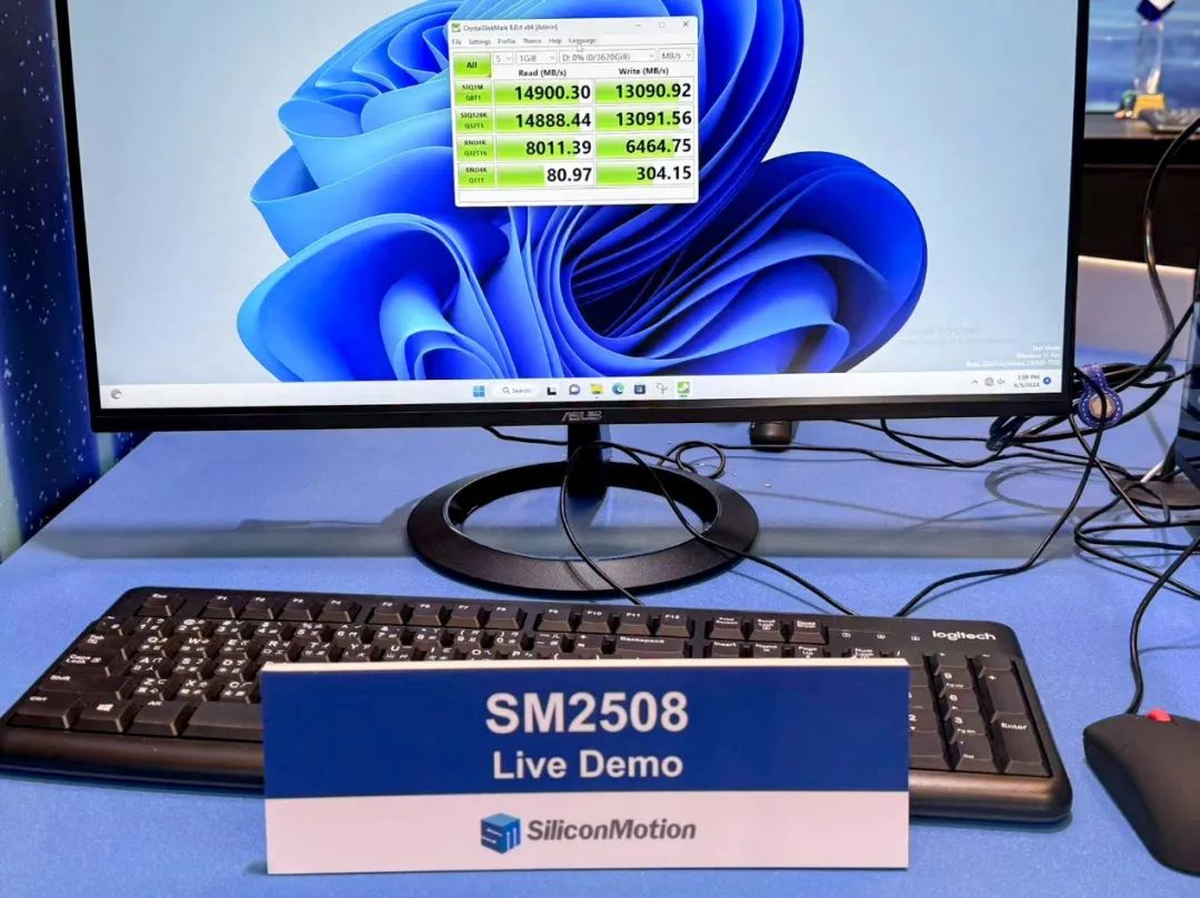 满速仅约 7W,基于慧荣旗舰 PCIe Gen5 主控 SM2508 的 SSD 有望兼容轻薄本