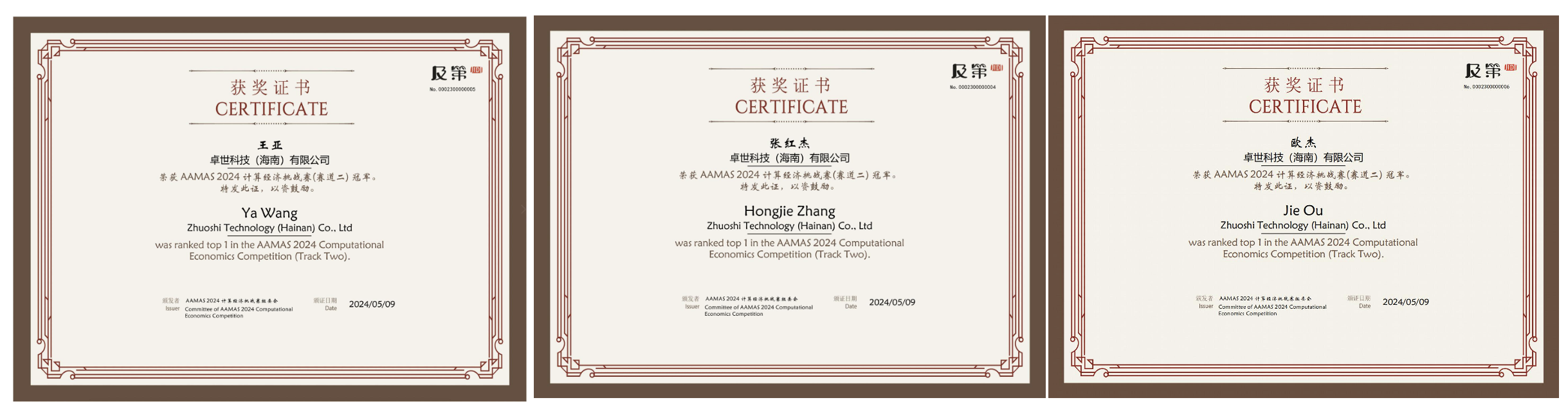 夺冠！卓世AI斩获全球顶会AAMAS 2024 CE 竞赛冠军