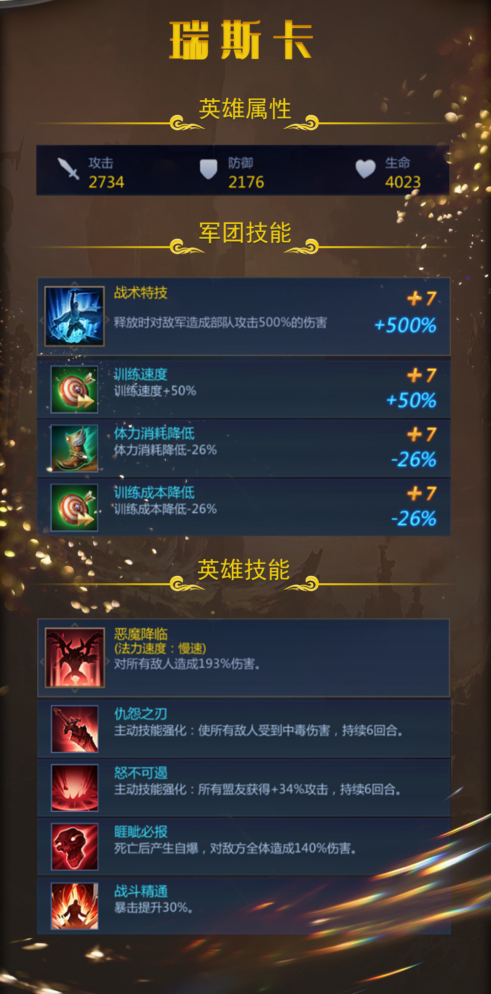 《谜题大陆》瑞斯卡英雄技能档案介绍