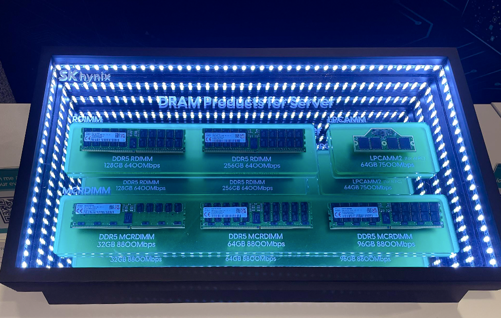 SK 海力士展示 HBM3E、CMM-DDR5 等 AI 内存解决方案