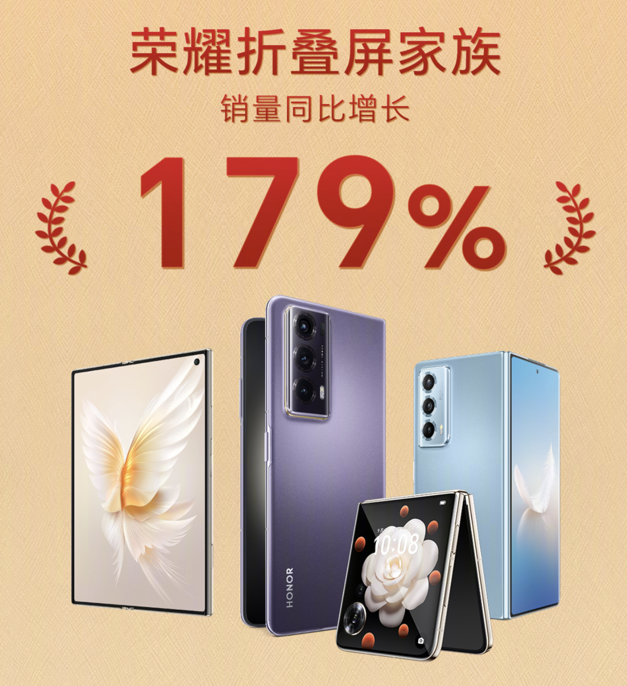 掀起折叠屏普及风暴,荣耀“荣耀”领军高端手机市场