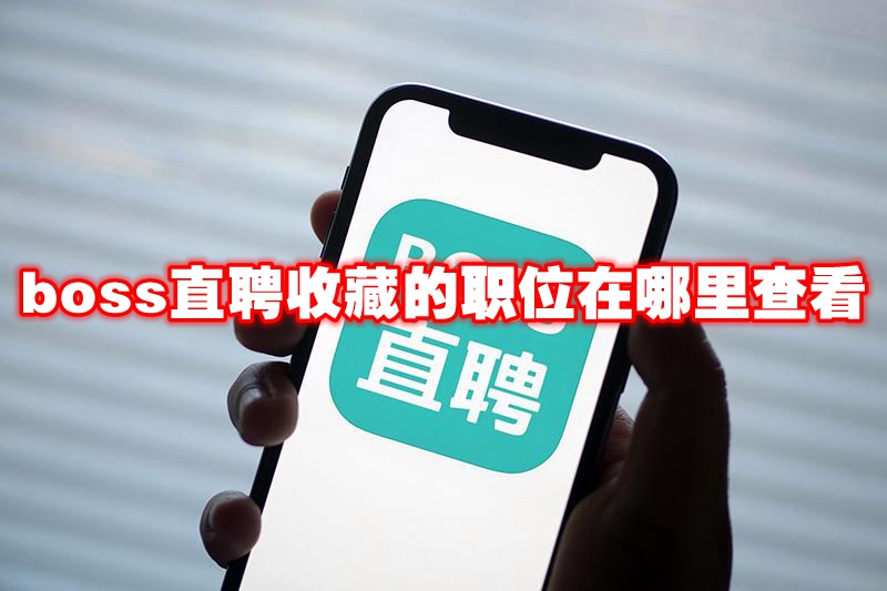 boss直聘收藏的职位在哪里查看 boss直聘收藏的工作怎么查看