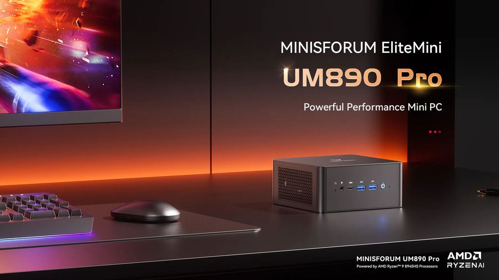 铭凡发布 UM890 Pro 迷你主机：AMD 锐龙 9 8945HS 处理器、双 2.5G 网口