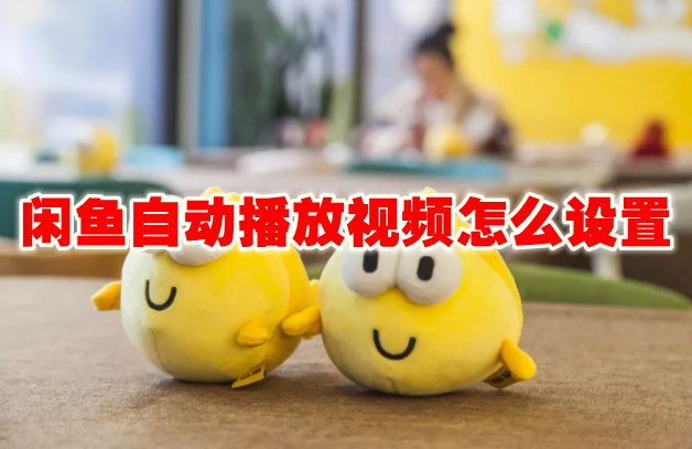 闲鱼自动播放视频怎么设置 闲鱼自动播放视频设置方法